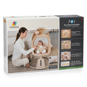 Cuna Mecedora Aura Deluxe 3 en 1