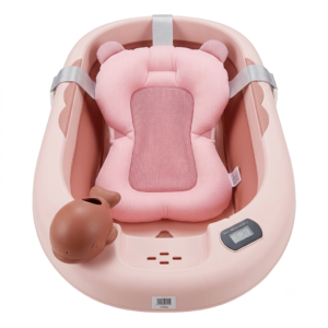 Bañera Plegable para Bebé con Cojín Ergonómico