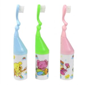 Cepillo de Dientes Infantil Sonajero con Diseño de Personajes