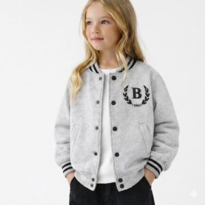 Chaqueta Tipo Bomber Universitaria Beisbolera