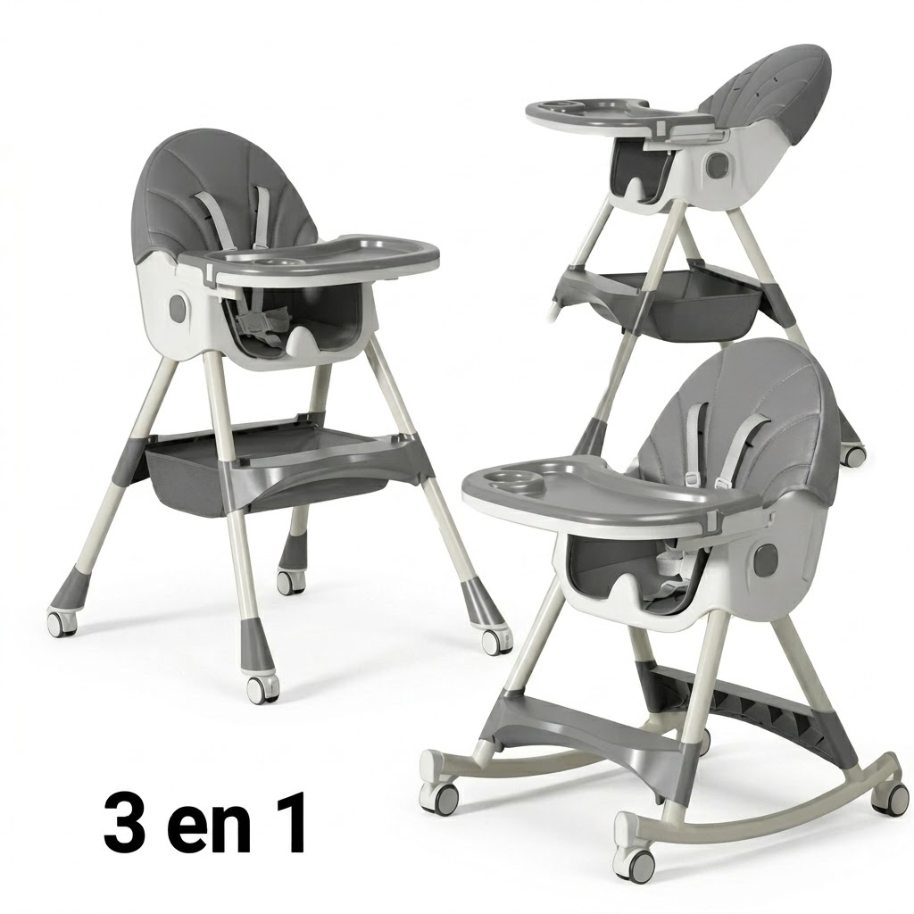 Silla Comedor para Bebé Multifuncional- Mecedora