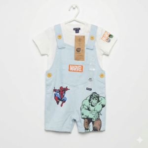 Conjunto de Dos Piezas para Bebé Kiabi x Marve Talla 6 meses