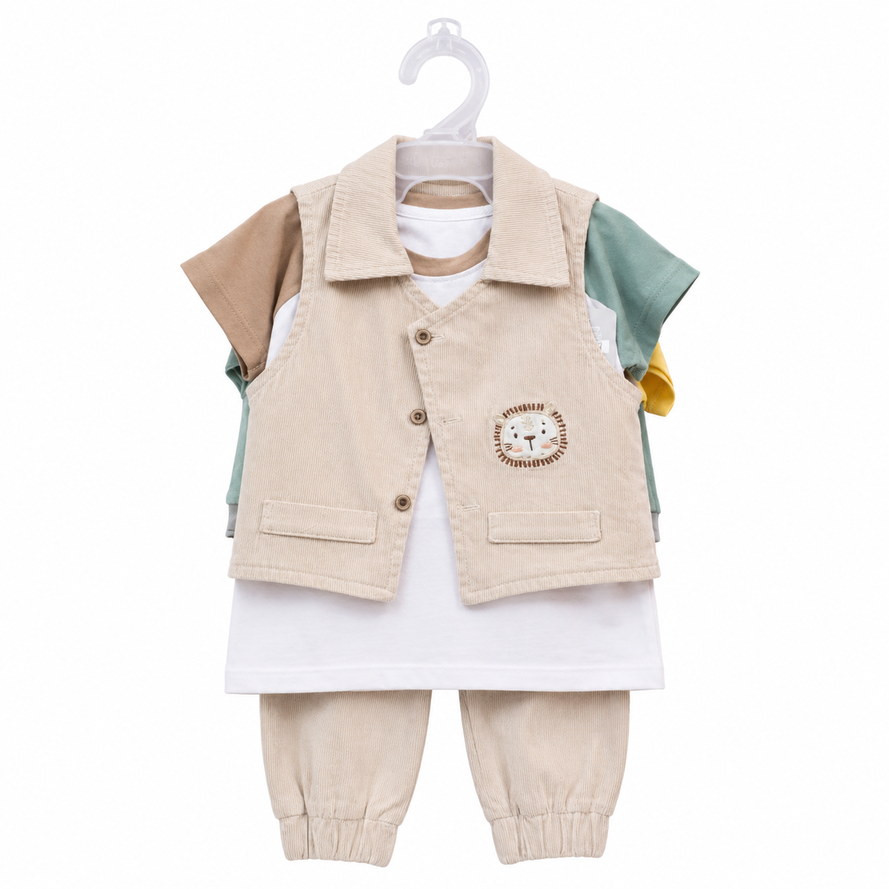 Conjunto Chaleco León tres piezas UK