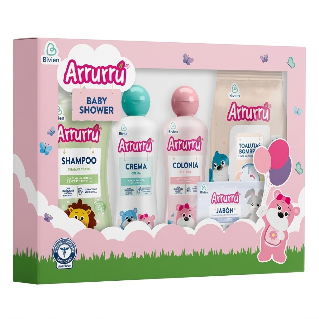 Kit de Aseo Arrurrú para Baby Shower
