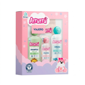 Kit Viajero de Cuidado Corporal Arrurru – Set de Aseo para Bebé