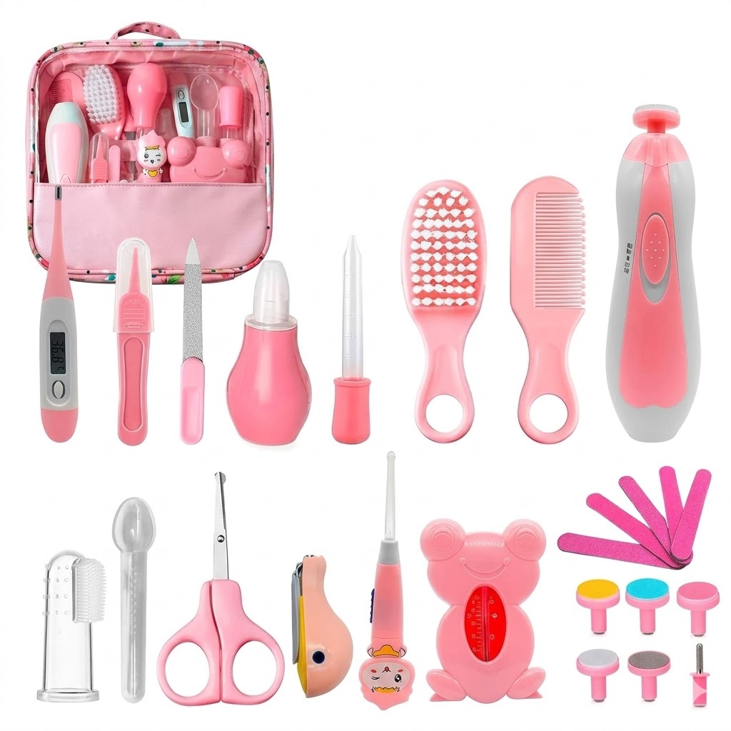 Kit Completo de Cuidado y Aseo para Bebé - Set de Higiene Multifuncional- Estuche - Image 2