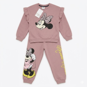Conjunto Infantil Minnie Mouse - Colección Rosado Vintage