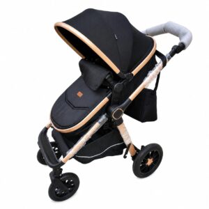 Coche Moisés Reversible Premium con Bolso de Pañalera Incluido
