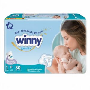 Pañales Winny Sensitive - Etapa 1 para Bebé