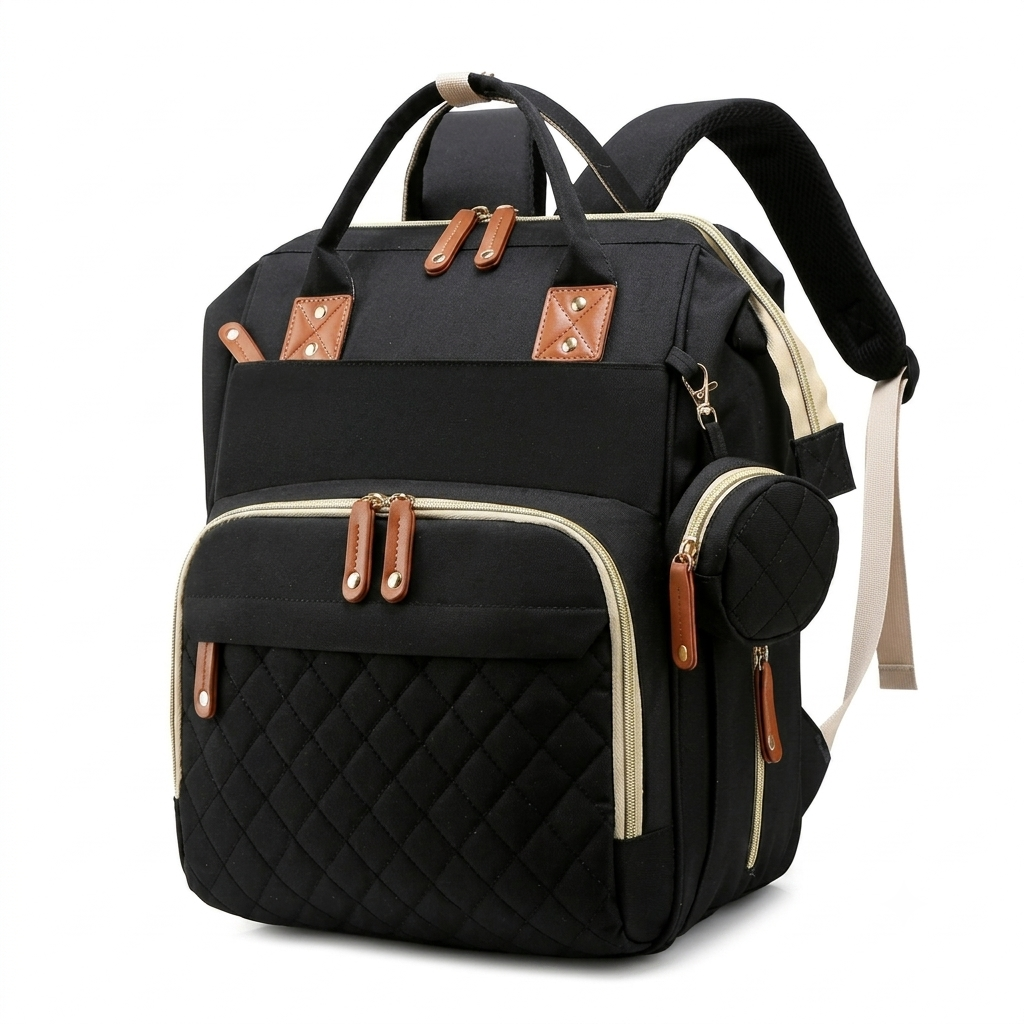 Mochila Pañalera Multifuncional con Cambiador Portátil Integrado - Image 5