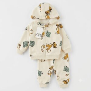 Set de Sudadera con Cierre y Pants Disney El Rey León - Zara