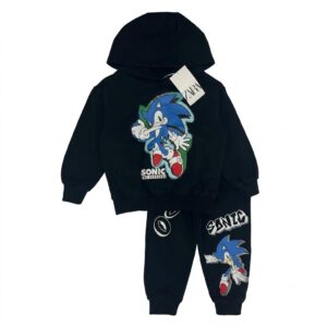 Conjunto de Sudadera con Gorro y Pants Zara Kids Sonic The Hedgehog - Nuevo