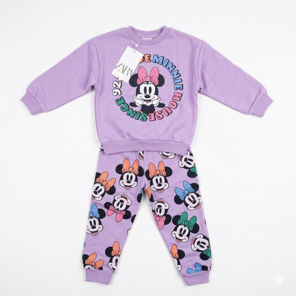 Conjunto de Sudadera y Pantalón Minnie Mouse para Niña