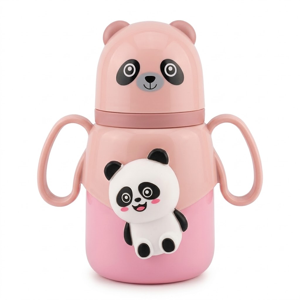 Tetero con Asas y Diseño de Panda Chillón