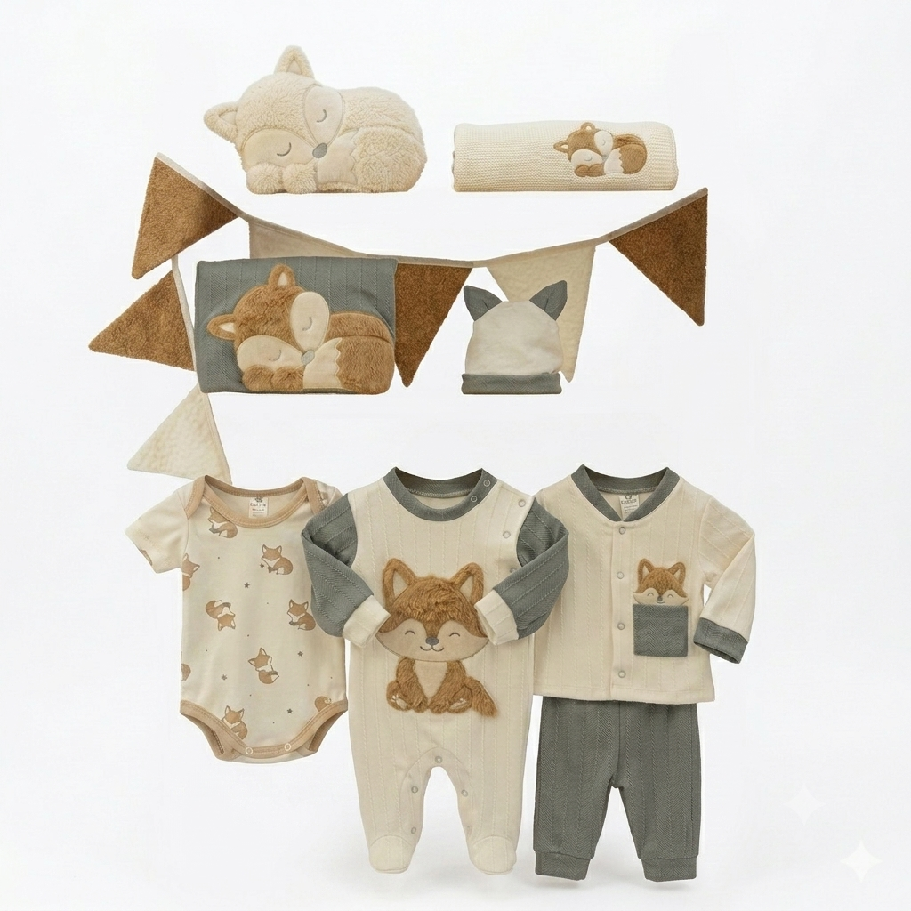 Conjunto Primer Día Zorrito