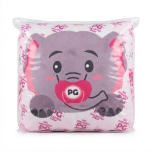 Set de Cobija, Almohada Cervical Texturizada y Cojín de animalitos