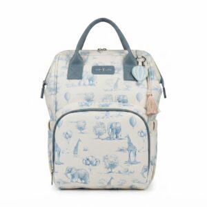 Pañalera Mochila en Cuero Safari Baby Luna